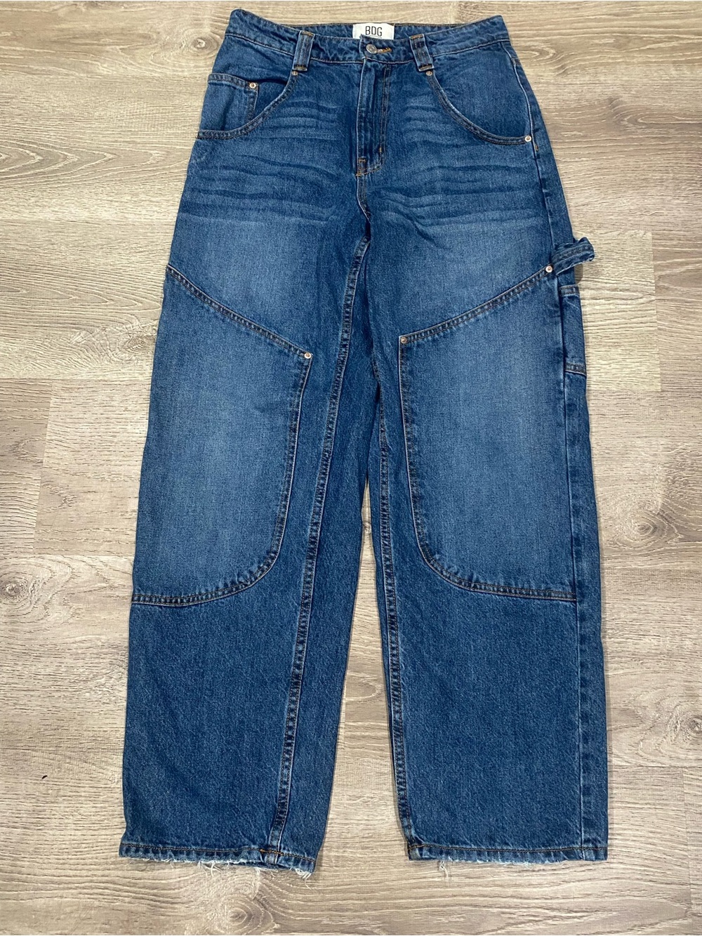 BDG Urban Outfitters BellaBaggy Carpenter Double Knee Jeans 28